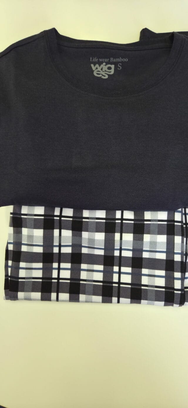 Pyjamsset Herr Bambu, Mörkblå